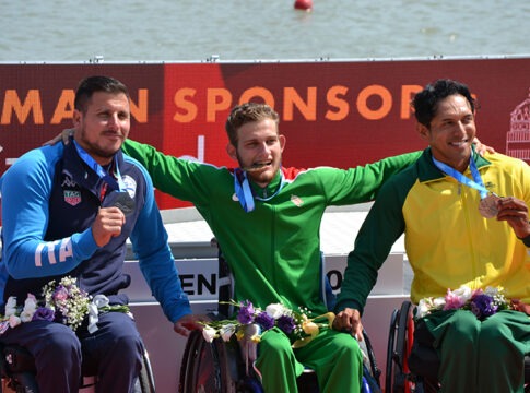 Farias Podio_2 Mondiali canoa velocità e paracanoa