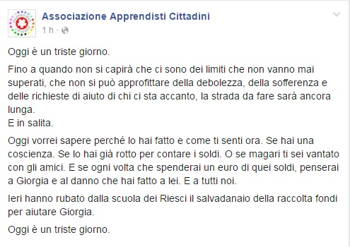 foto 1 furto salvadanaio