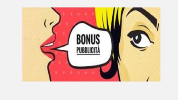 bonus pubblicità