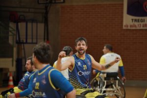 Andrea Saracino basket in carrozzina 