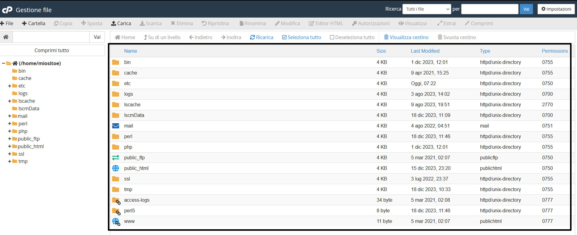 CPanel di VHosting: la guida completa