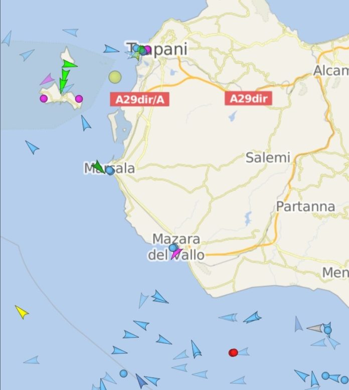 Cartina geografica_mare migranti