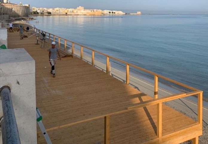 Trapani pedana lungomare