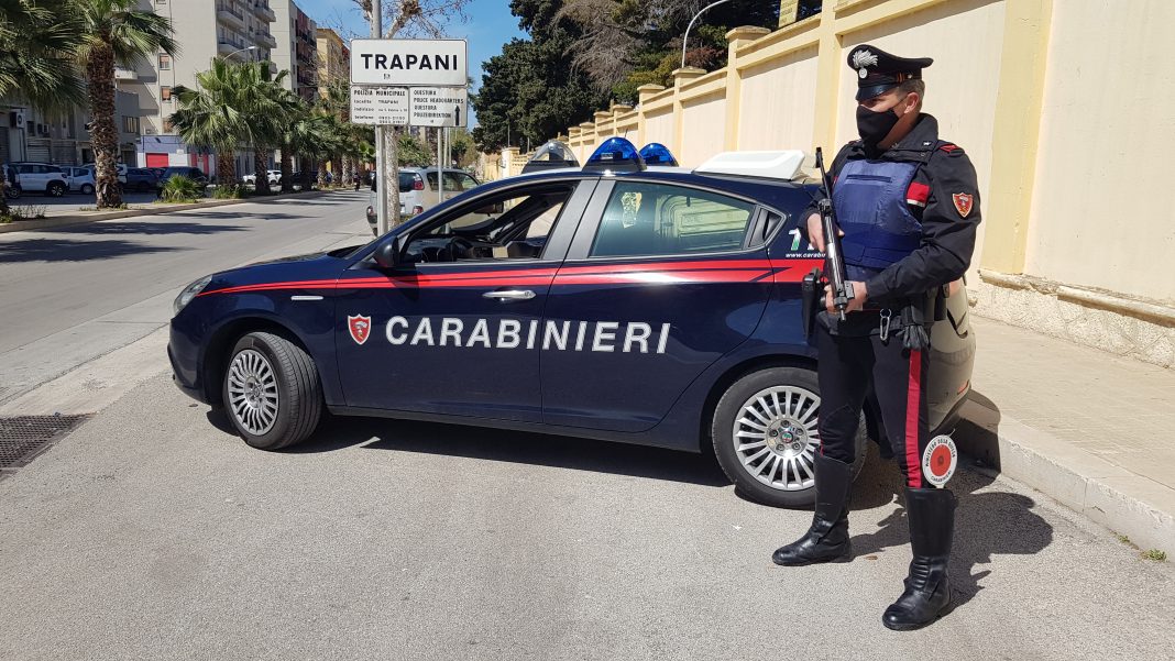carabinieri Trapani corso Piersanti Mattarella