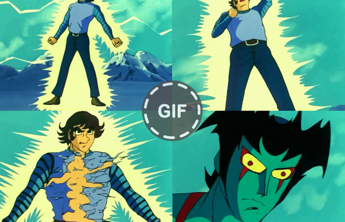 Da Akira Fudo a Devilman (in 7 secondi) [NagaiGIF]