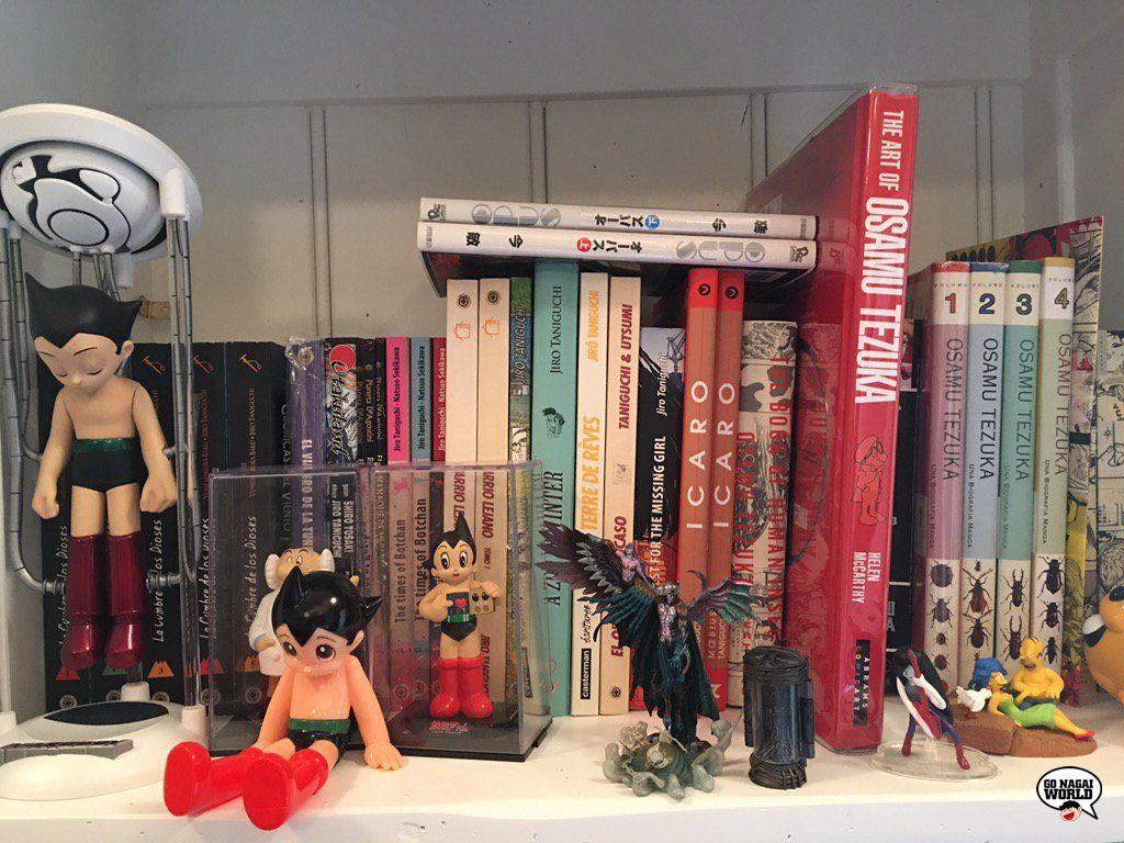 Guillermo del Toro: la collezione di manga e libri.