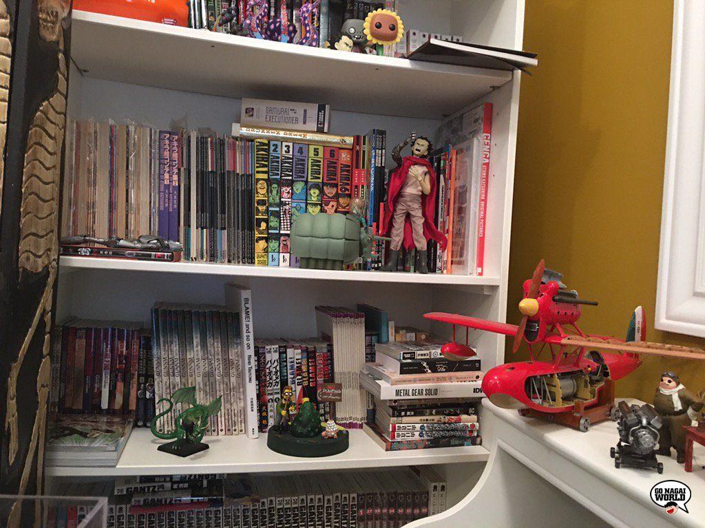 Guillermo del Toro: la collezione di manga e libri.