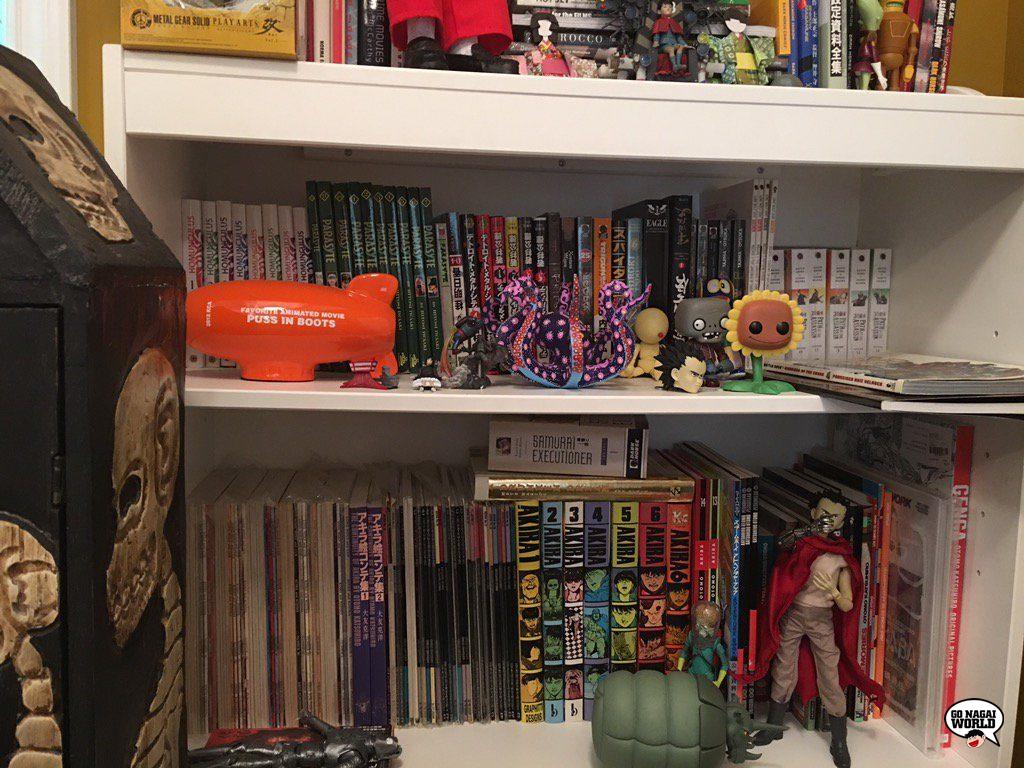 Guillermo del Toro: la collezione di manga e libri.