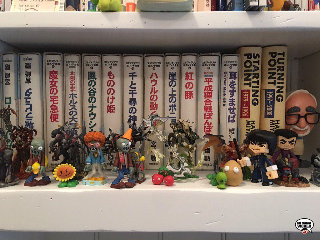 Guillermo del Toro: la collezione di manga e libri.