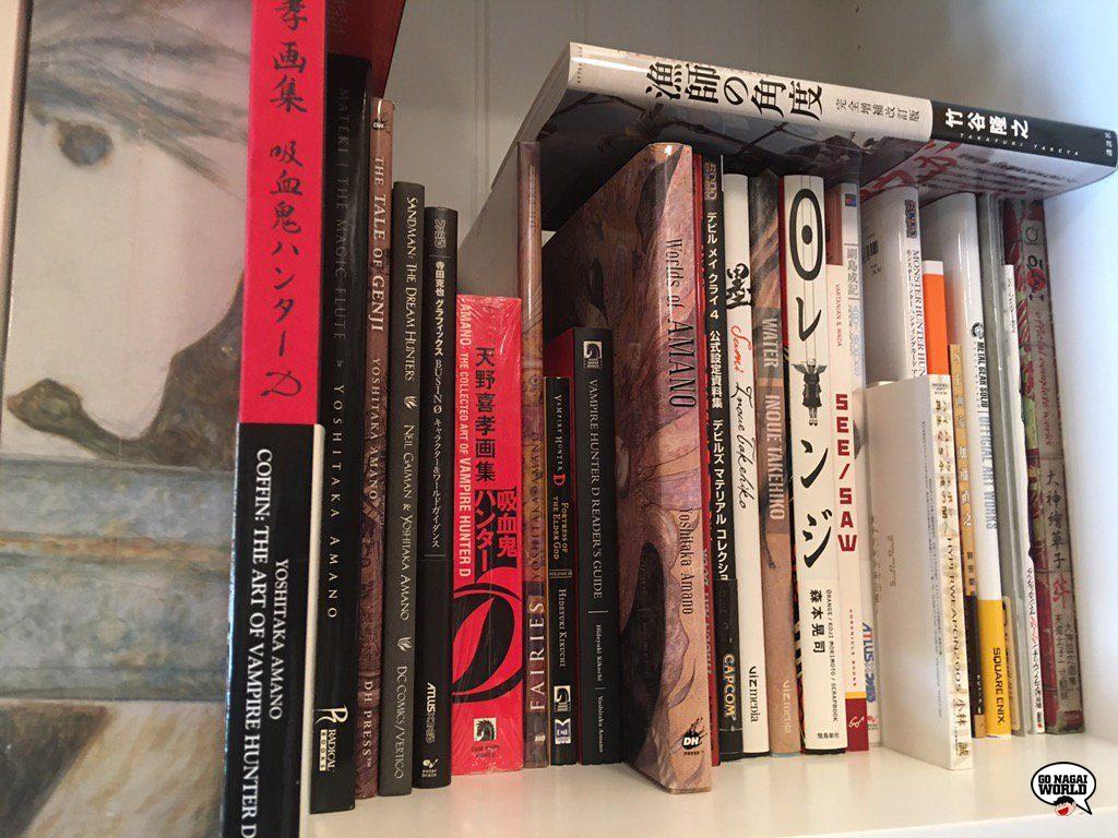 Guillermo del Toro: la collezione di manga e libri.