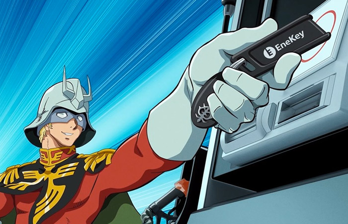 Amuro Ray e Char Aznable negli spot della compagnia petrolifera giapponese ENEOS