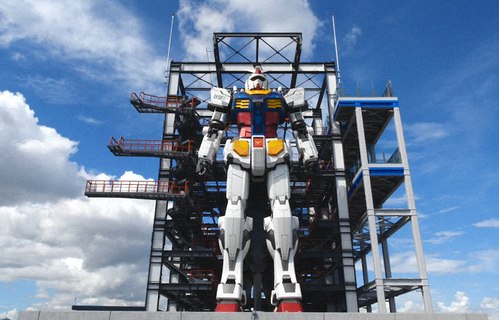 L’inaugurazione della statua di Gundam nel molo di Yokohama sarà trasmessa in diretta (ripresa da 12 telecamere)