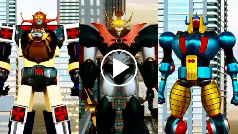 Peso e altezze di 25 super robot a confronto in un video in 3D
