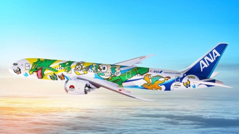 I Pokémon spiccano il volo con All Nippon Airways