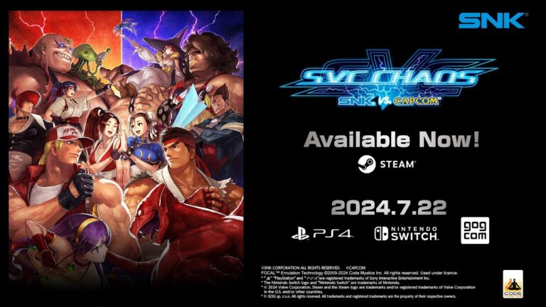 Il gioco di combattimento SNK vs. Capcom SVC Chaos arriva su Switch, PS4 e PC