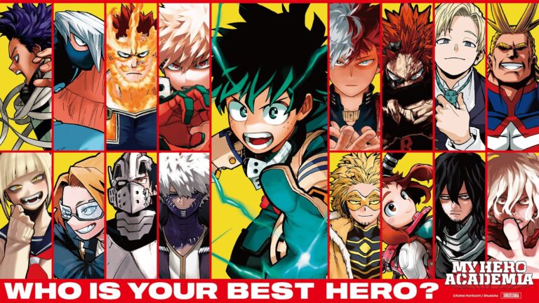 Il manga My Hero Academia celebra la conclusione con il primo sondaggio mondiale sulla popolarità dei personaggi e un annuncio sul New York Times