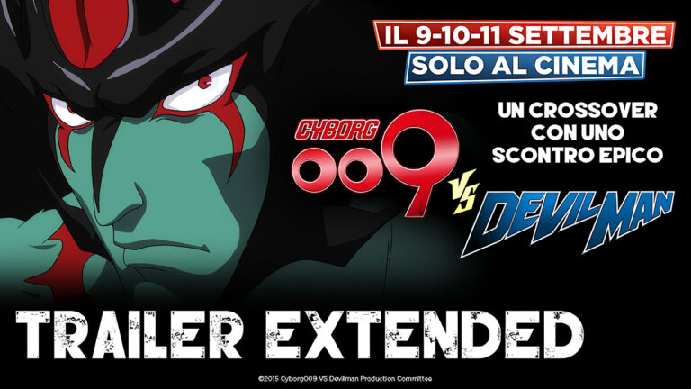 Yamato Video svela il trailer esteso del film anime crossover Cyborg 009 vs Devilman
