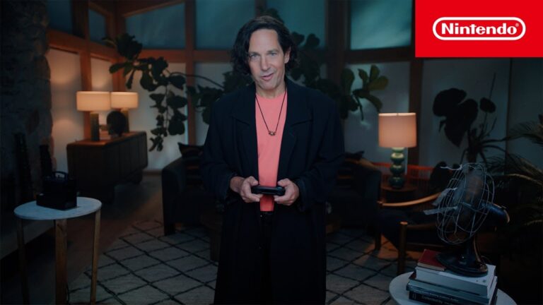 Dopo 34 anni, Paul Rudd torna a recitare nel nuovo spot di Nintendo Switch 2