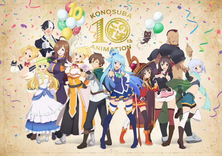 KonoSuba, confermata la stagione 4 dell’anime per il 10º anniversario
