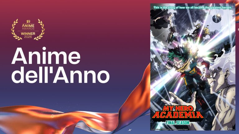 Crunchyroll Anime Awards 2026, My Hero Academia Final Season è Anime dell’anno