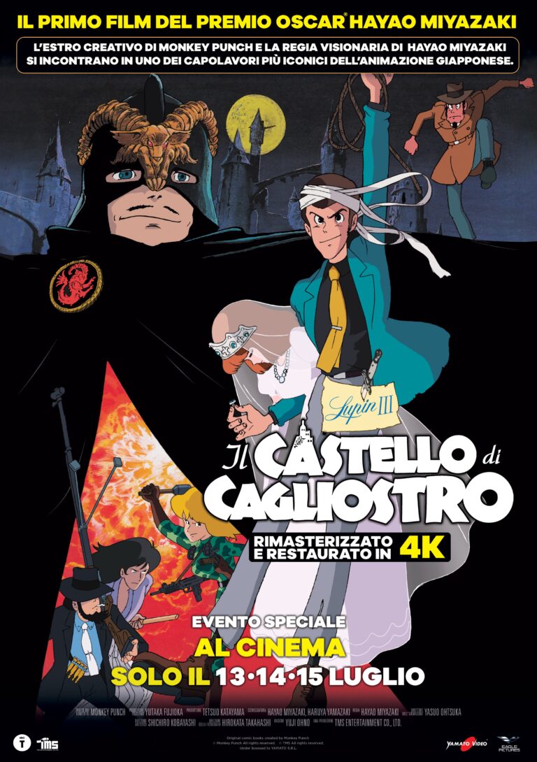 Lupin III - Il castello di Cagliostro torna al cinema in 4K per tre giorni
