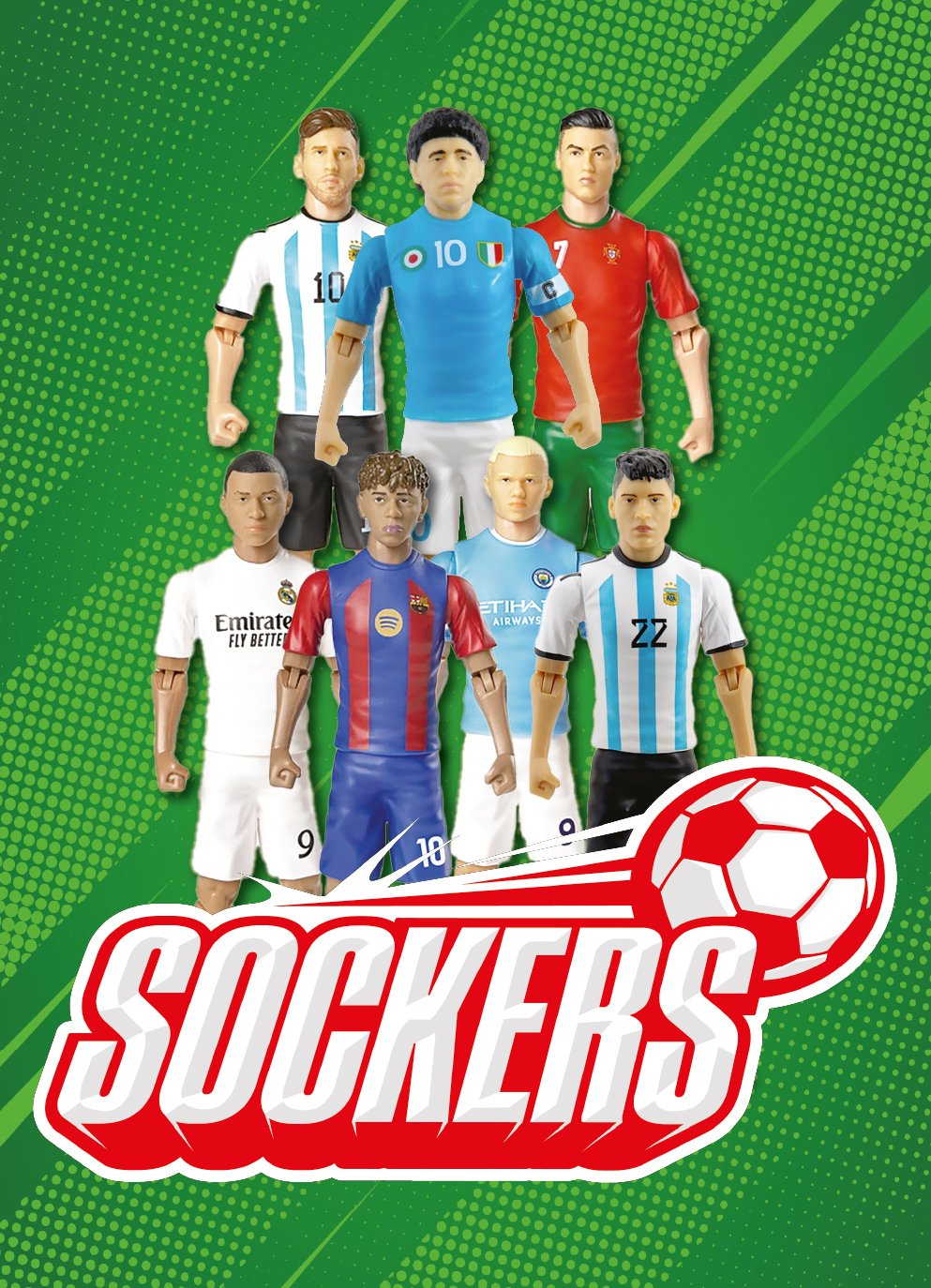 Il calcio da collezione arriva in Italia con i Sockers di Banbo Toys