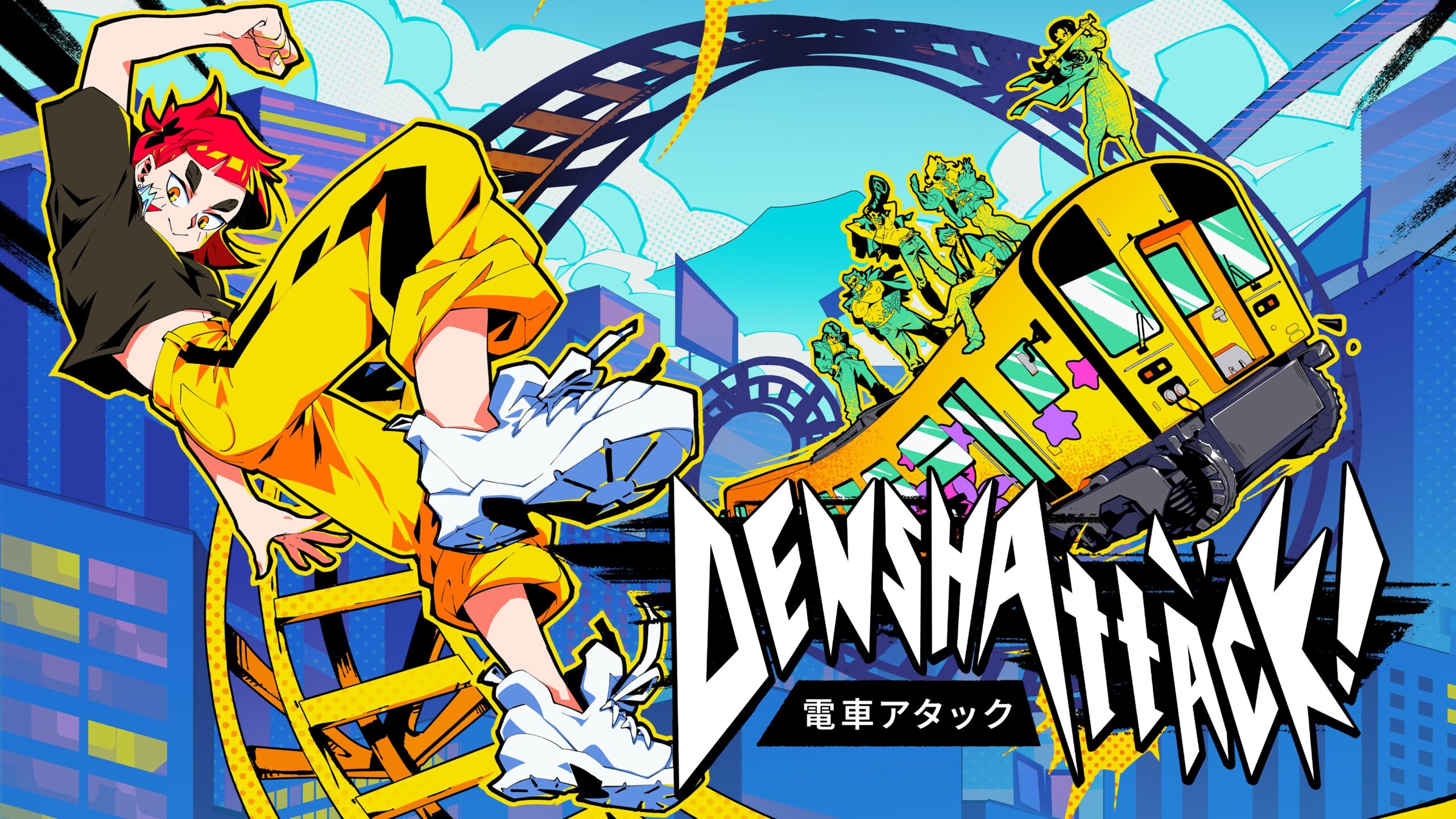 Treni, kickflip e robottoni: Denshattack! è disponibile su PC e console