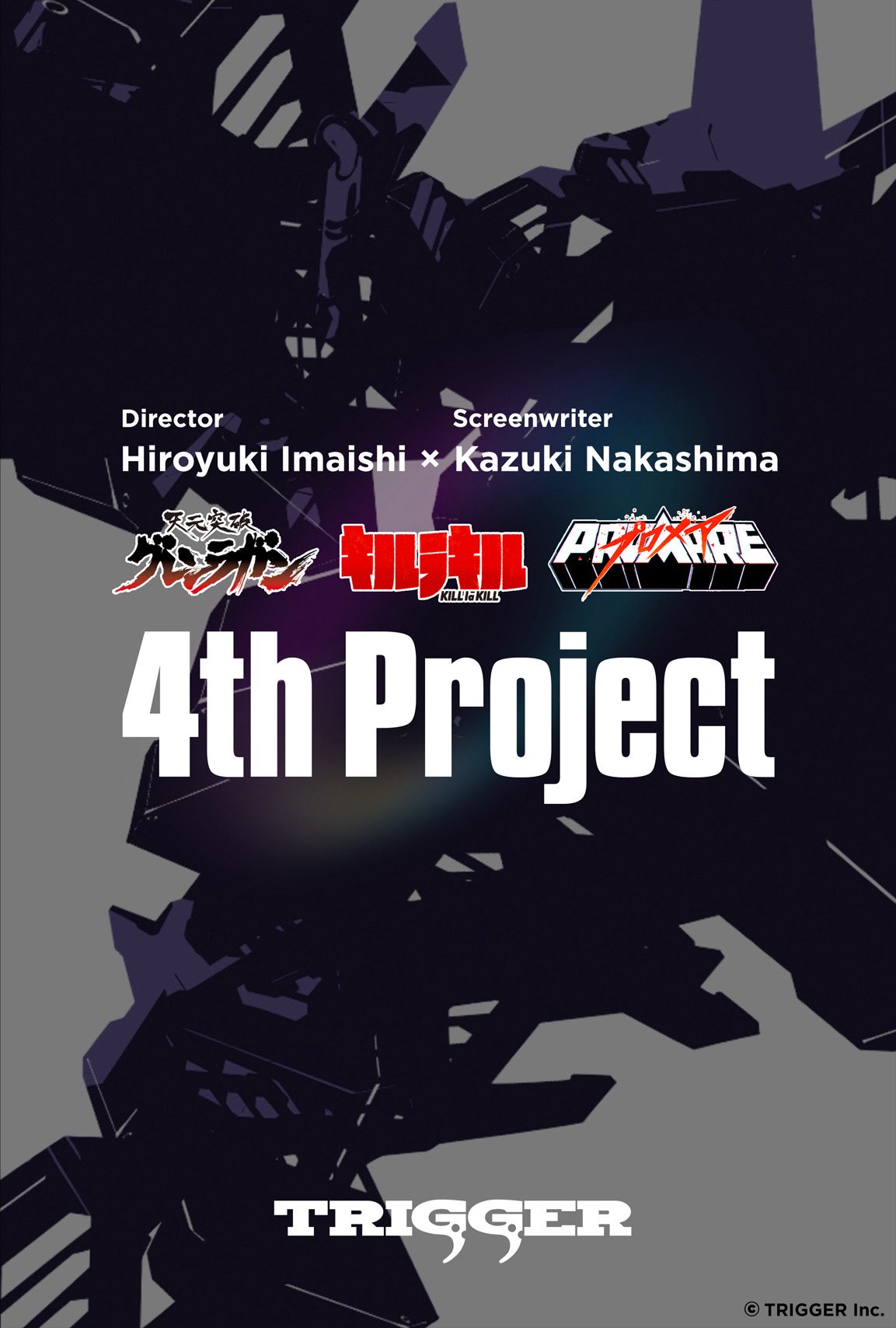 Studio Trigger svela il quarto progetto di Hiroyuki Imaishi e Kazuki Nakashima