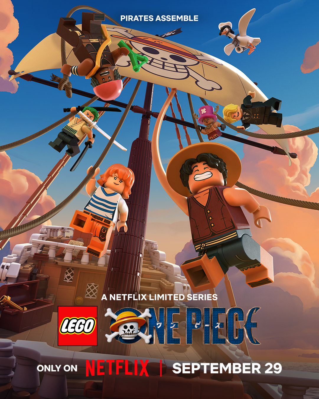 Il trailer dello speciale animato Lego One Piece mette in risalto i racconti esagerati di Usopp