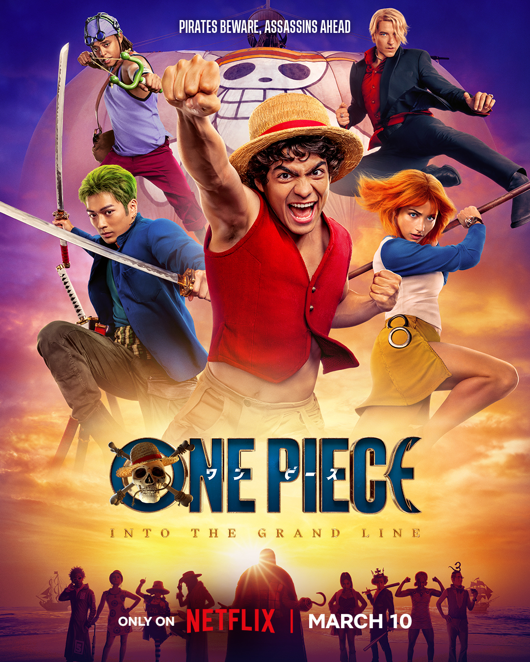 La stagione 3 live action di One Piece rivela quattro nuovi membri del cast