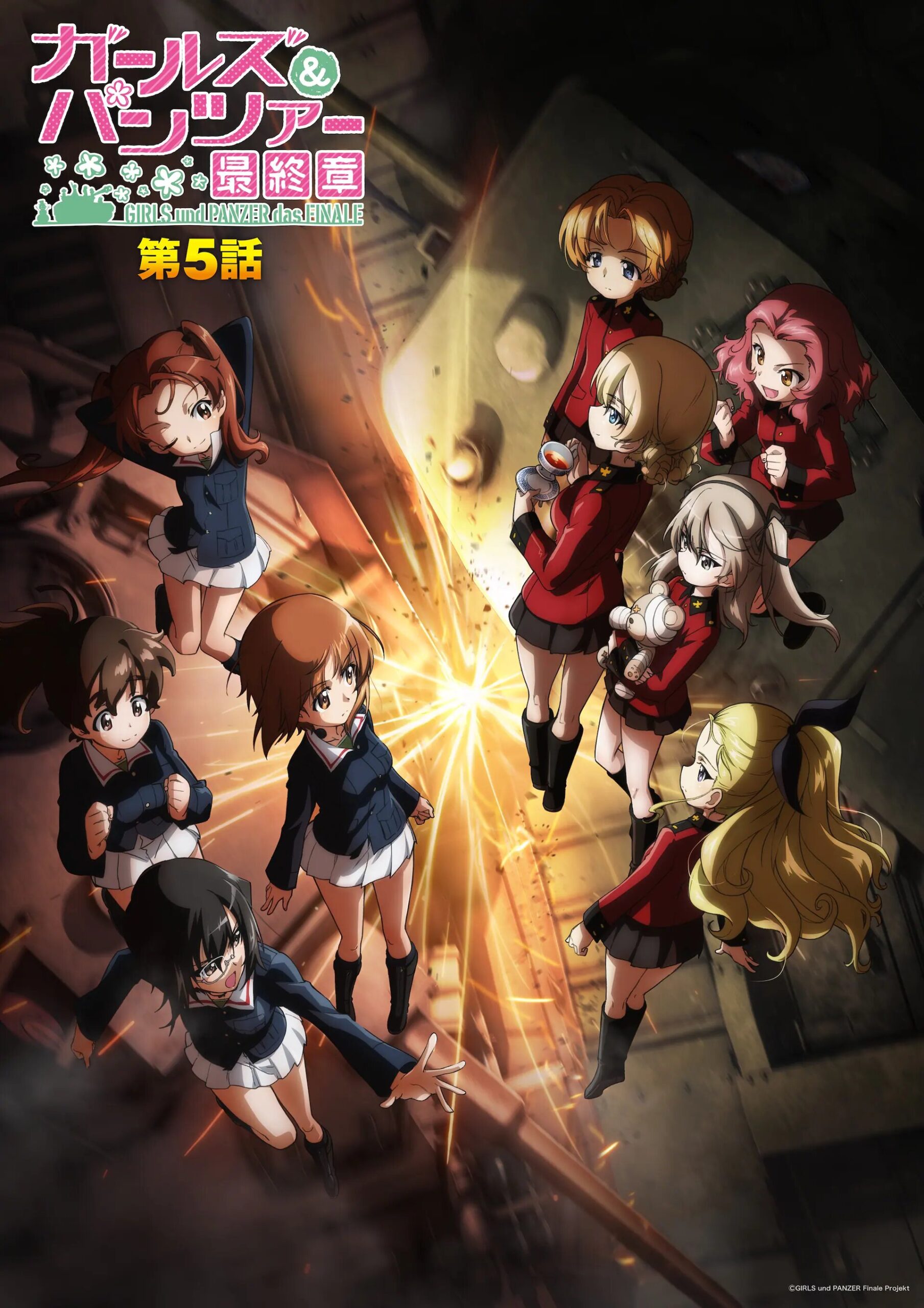Il quinto film anime di Girls und Panzer das Finale prepara l’ultima battaglia nel secondo trailer