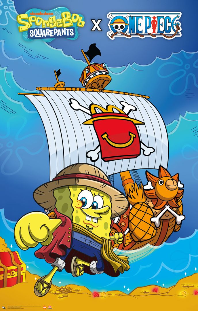 One Piece e SpongeBob SquarePants si uniscono nel nuovo spot Happy Meal di McDonald’s