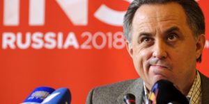 Russian Sports Minister Vitaly Mutko giv