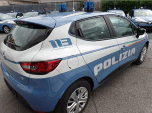 Renault clio polizia