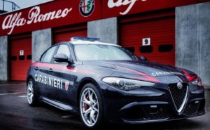 Alfa Romeo Giulia Carabinieri foto in pista (4)