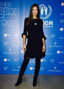 Maserati sponsor della cena di beneficenza UNHCR 2016 Bianca Balti