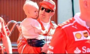 Raikkonen e figlio