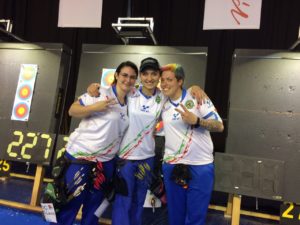Le azzurre compound in finale per l'oro autrici del record mondiale - Longo, Franchini, Tonioli