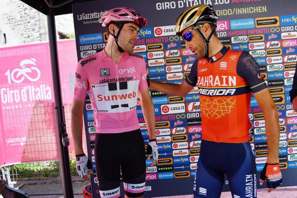 Tom Dumoulin e Vincenzo Nibali