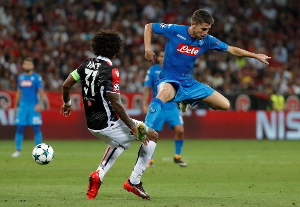 Nizza-Napoli Jorginho