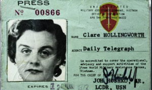 Clare Hollingworth