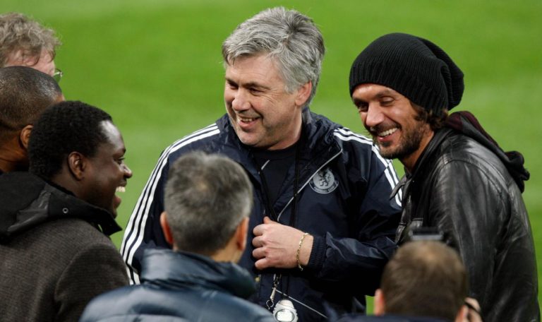 Ancelotti e Maldini - ph Lapresse