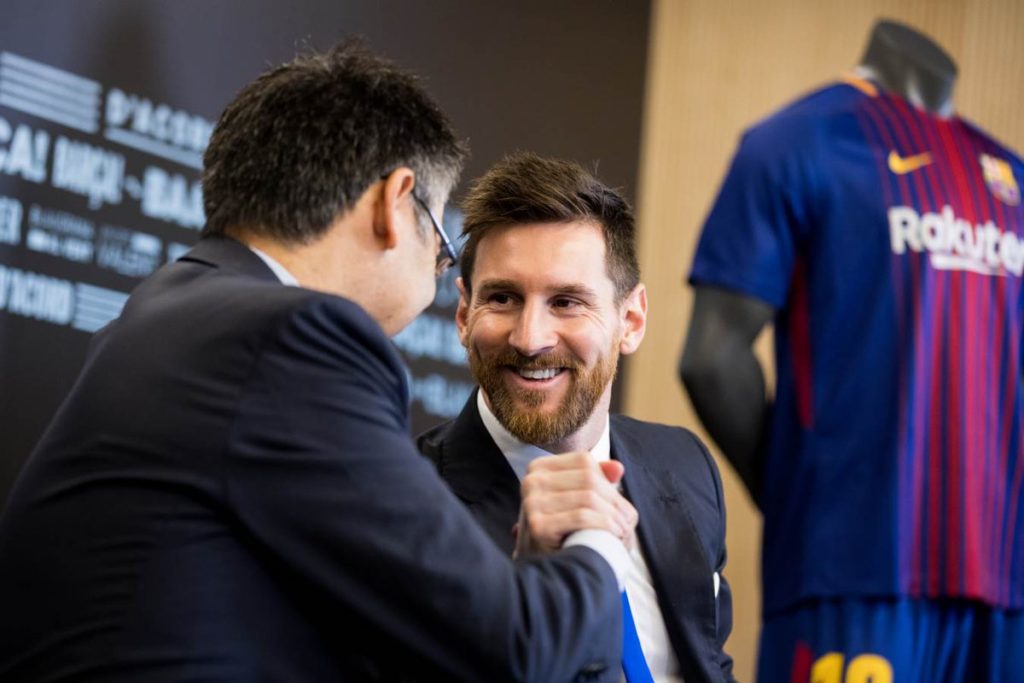 Messi, ph Twitter Barcellona