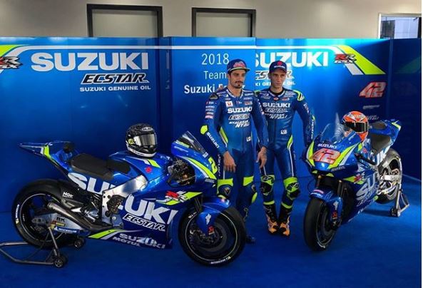 Andrea Iannone Alex Rins Suzuki