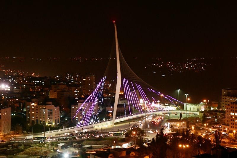 il Bridge of Strings di Gerusalemme