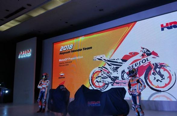 Presentazione Honda MotoGp Marquez Pedrosa