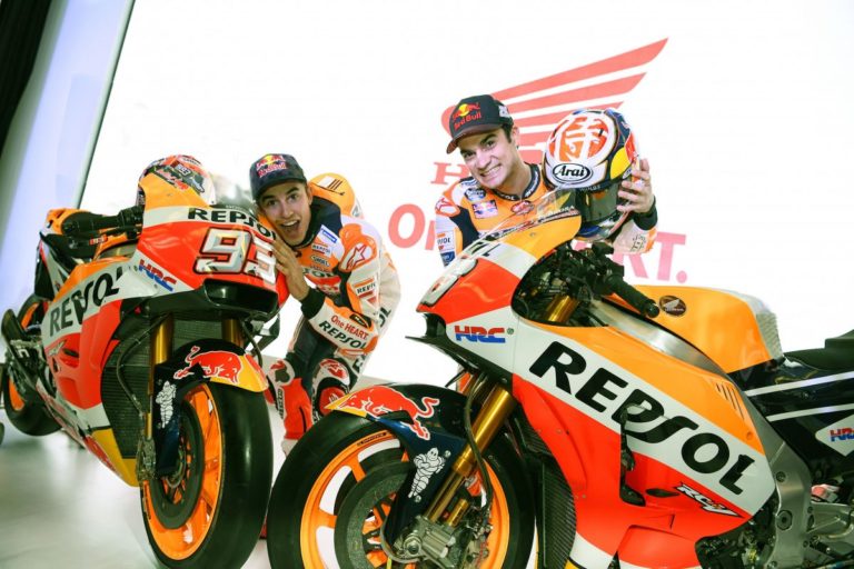 Presentazione Honda MotoGp Marquez Pedrosa