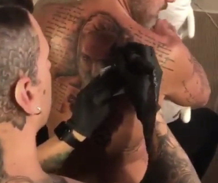 gianluca vacchi tatuaggio