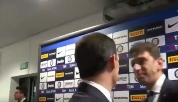 Allegri a colloquio con Tagliavento