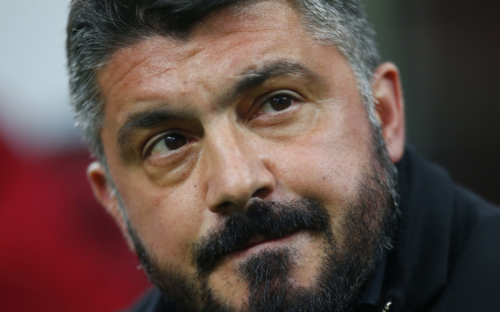 Milan vs Inter Gattuso